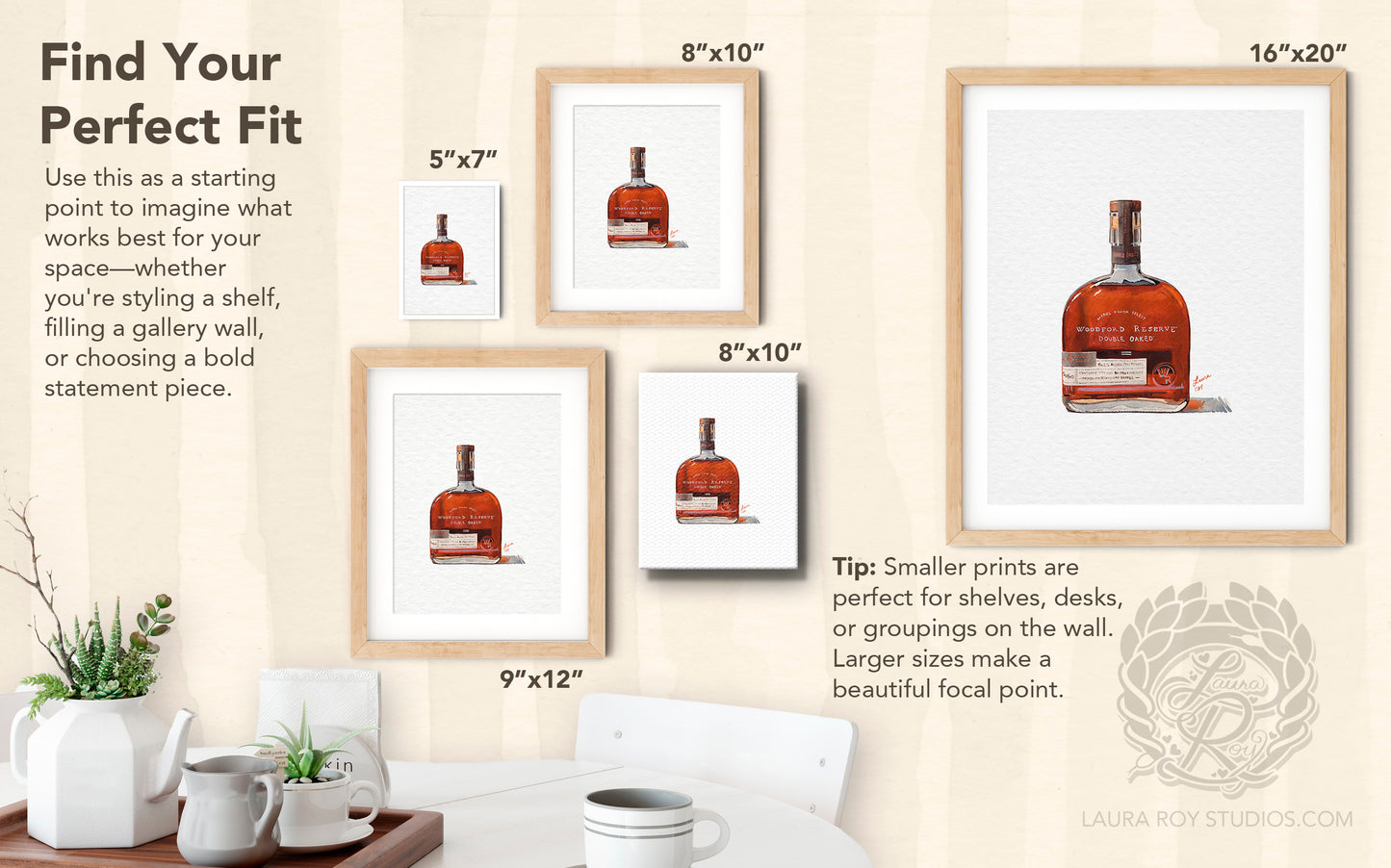Woodford Reserve Double-Oaked Watercolor | Giclée Print