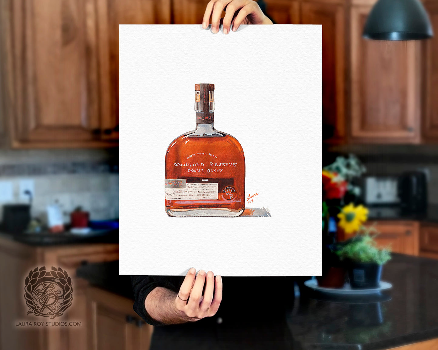 Woodford Reserve Double-Oaked Watercolor | Giclée Print