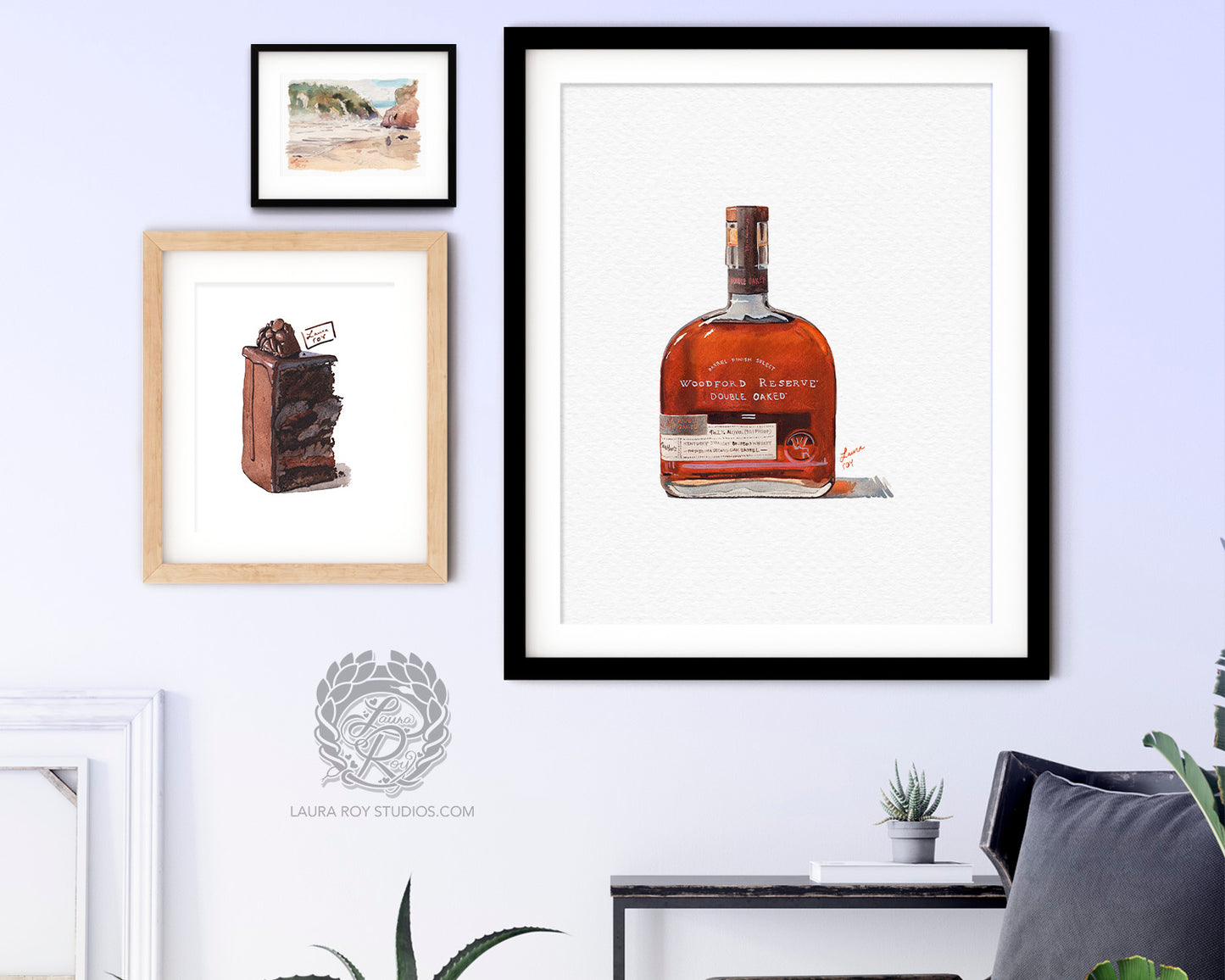 Woodford Reserve Double-Oaked Watercolor | Giclée Print