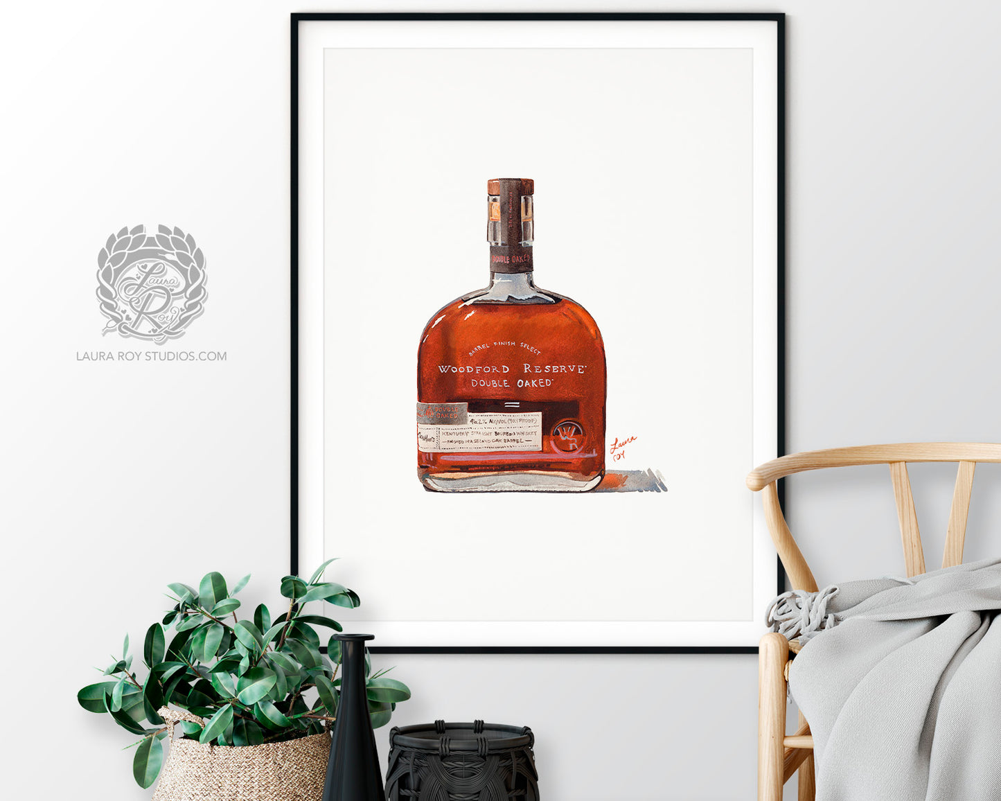 Woodford Reserve Double-Oaked Watercolor | Giclée Print