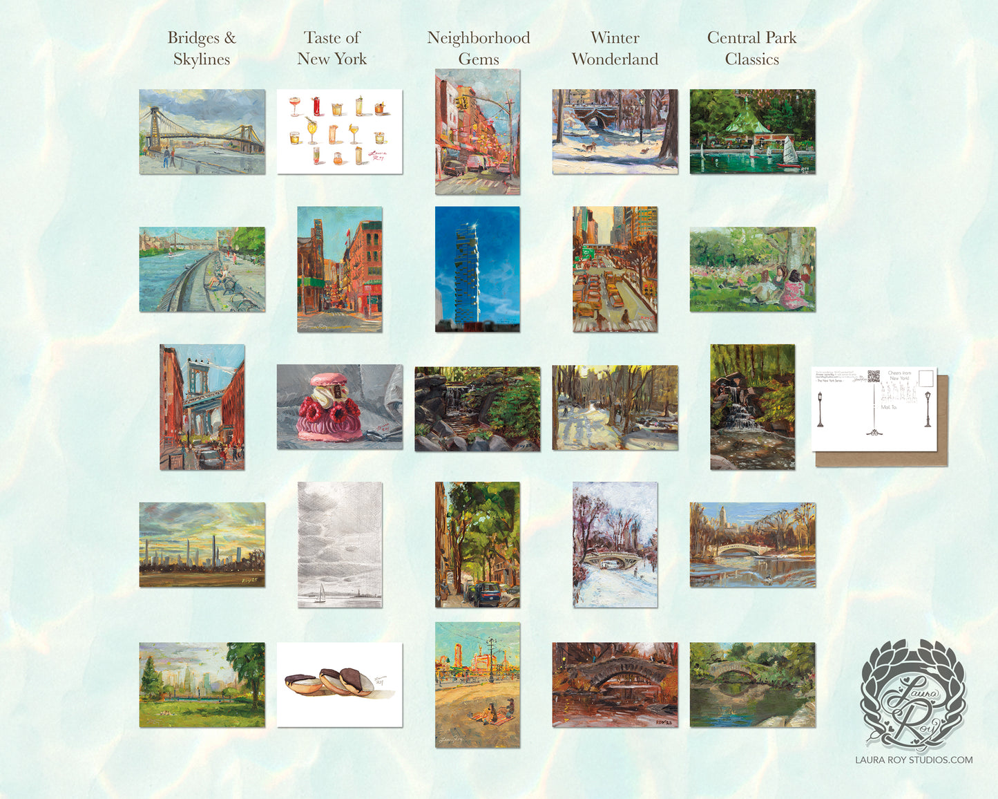 NYC Postcard Packs: Iconic Scenes & Hidden Gems