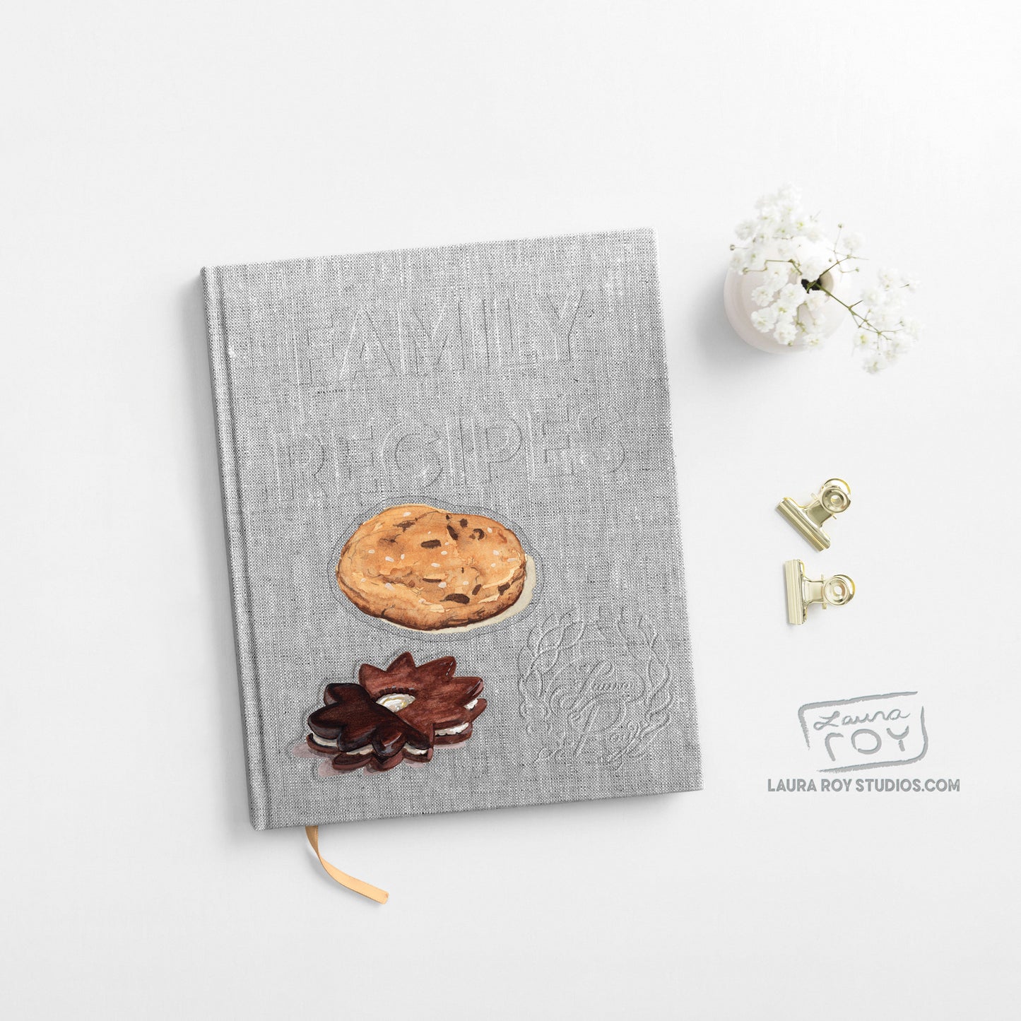 Watercolor Sticker: Chocolate Chip Sea Salt Cookie Transparent Vinyl, Waterproof, 3.5 inch (Single or Set)