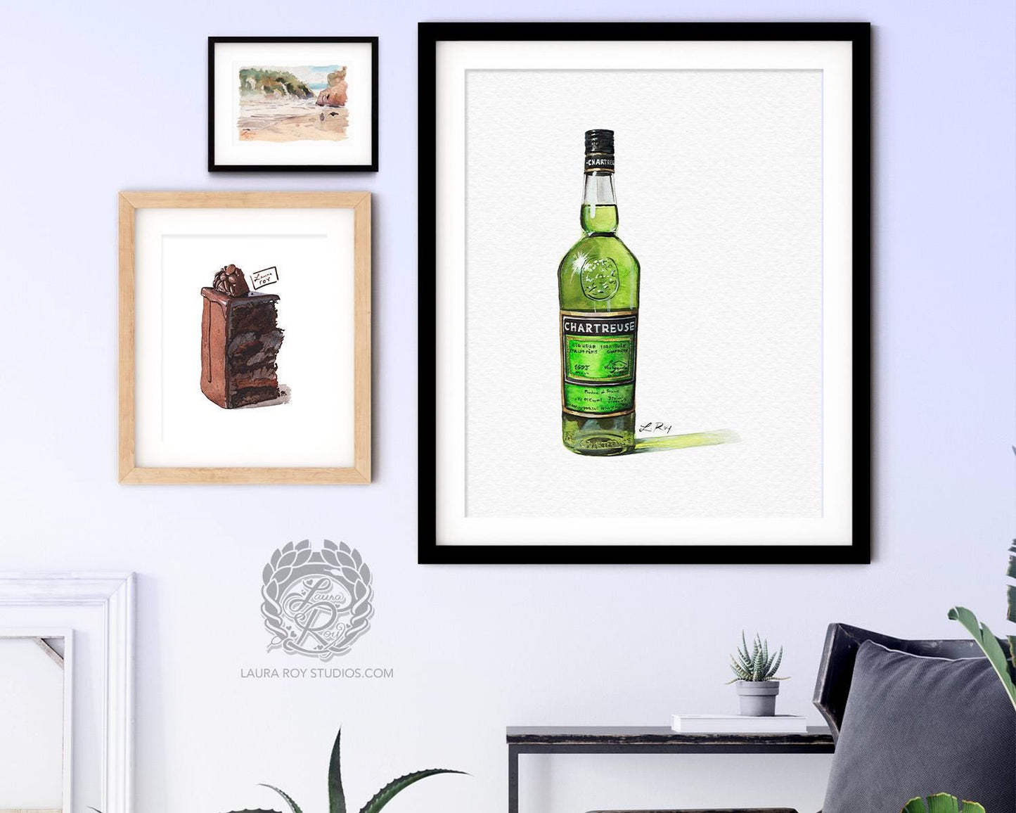 Chartreuse Watercolor | Giclée Print - LauraRoyArt