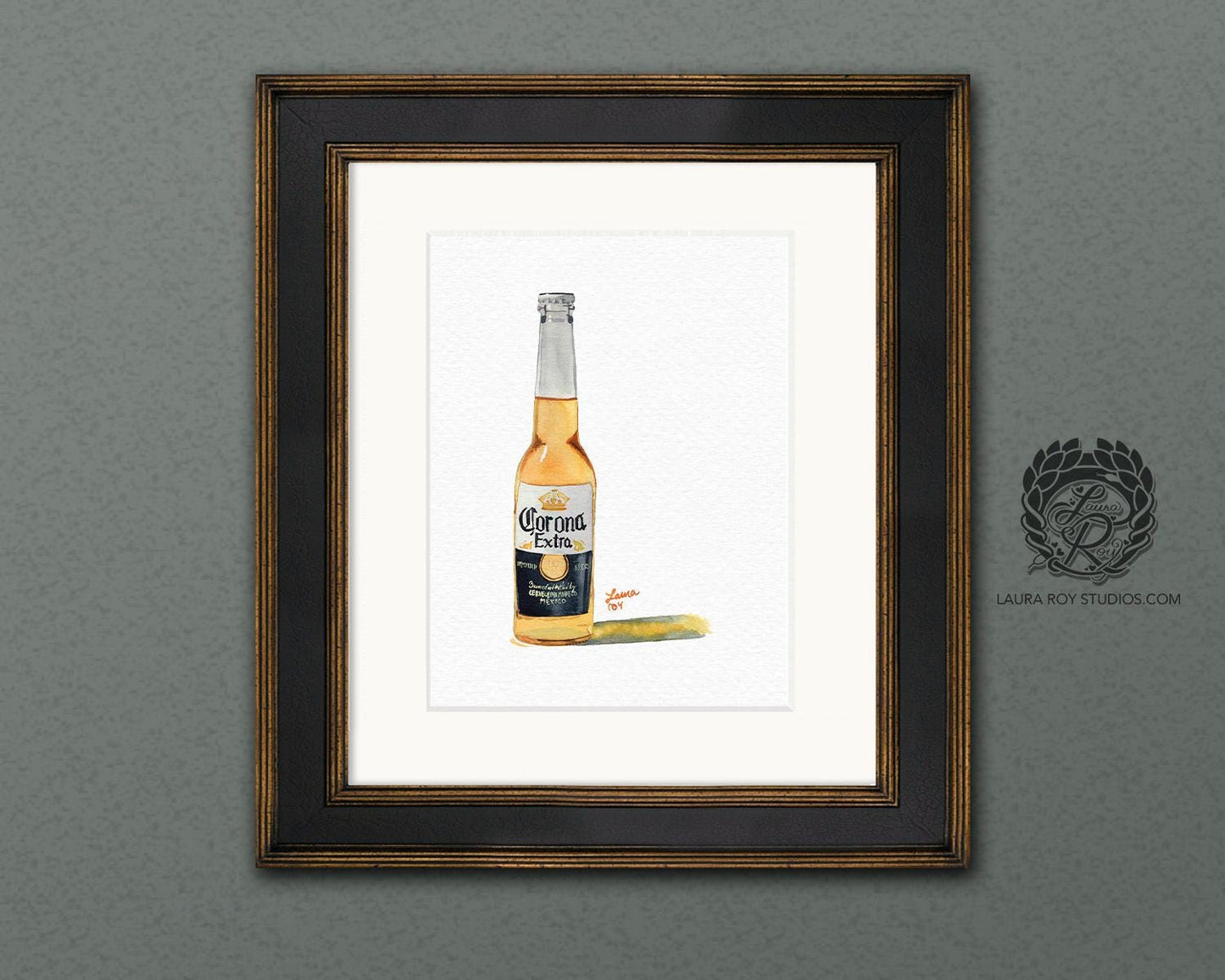 Corona Extra Watercolor | Giclée Print - LauraRoyArt