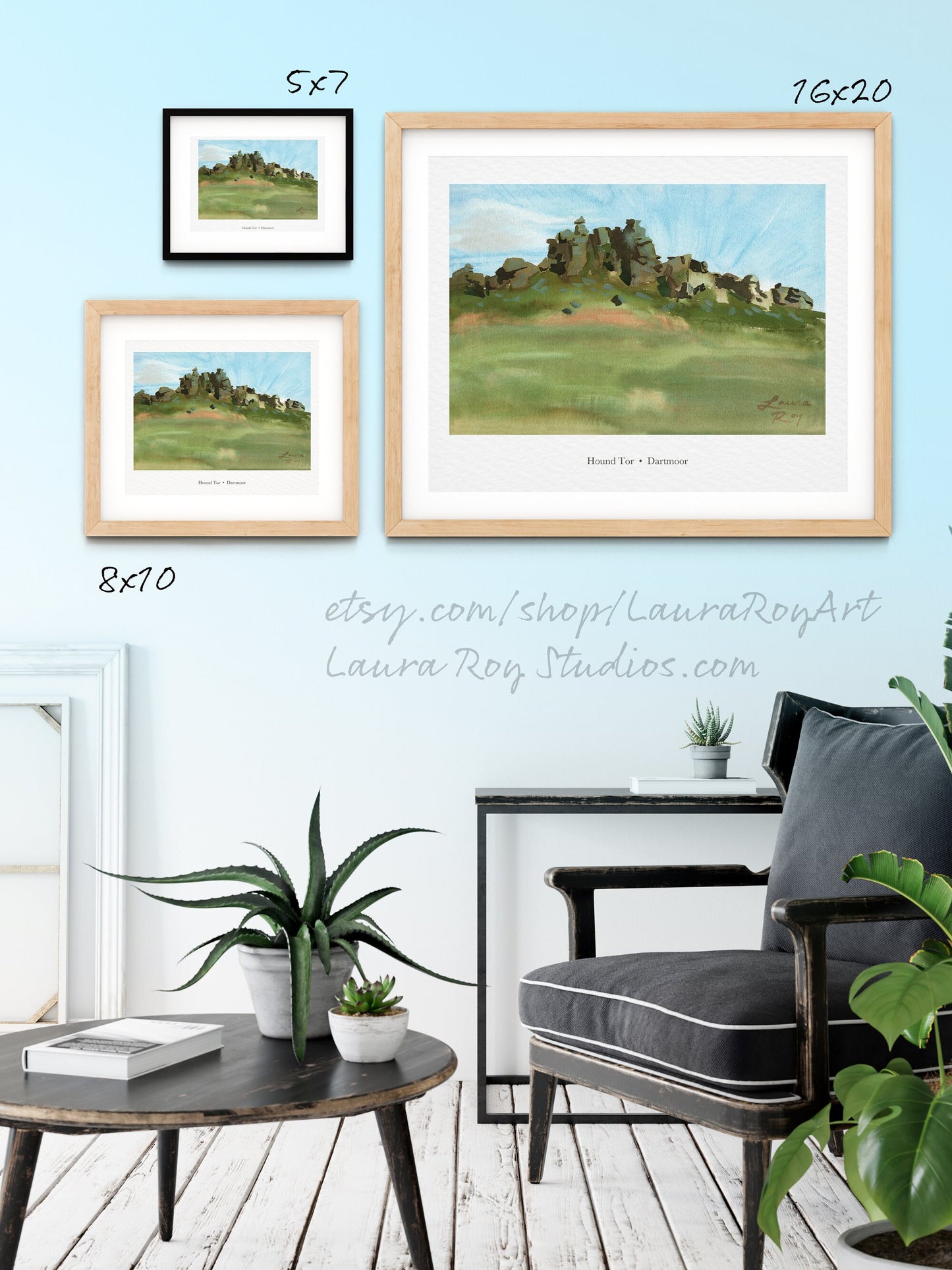 Hound Tor Watercolor | Giclée Print
