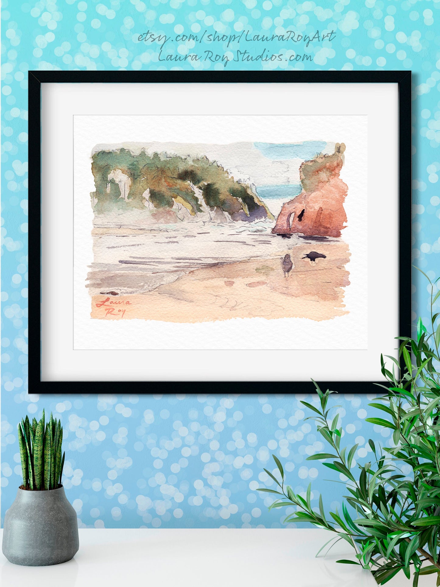 Oregon Coast Watercolor | Giclée Print