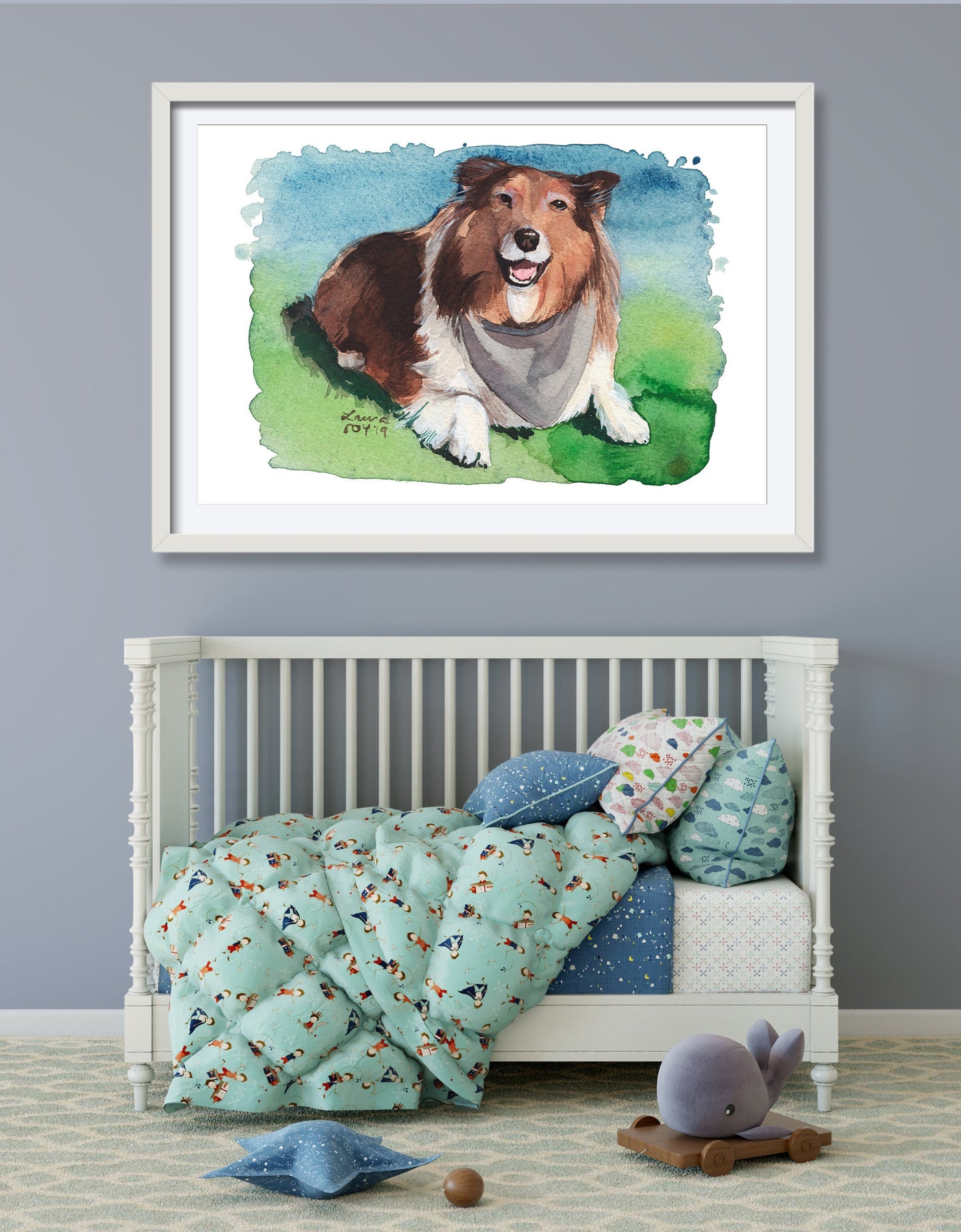 Sheltie Watercolor | Giclée Print