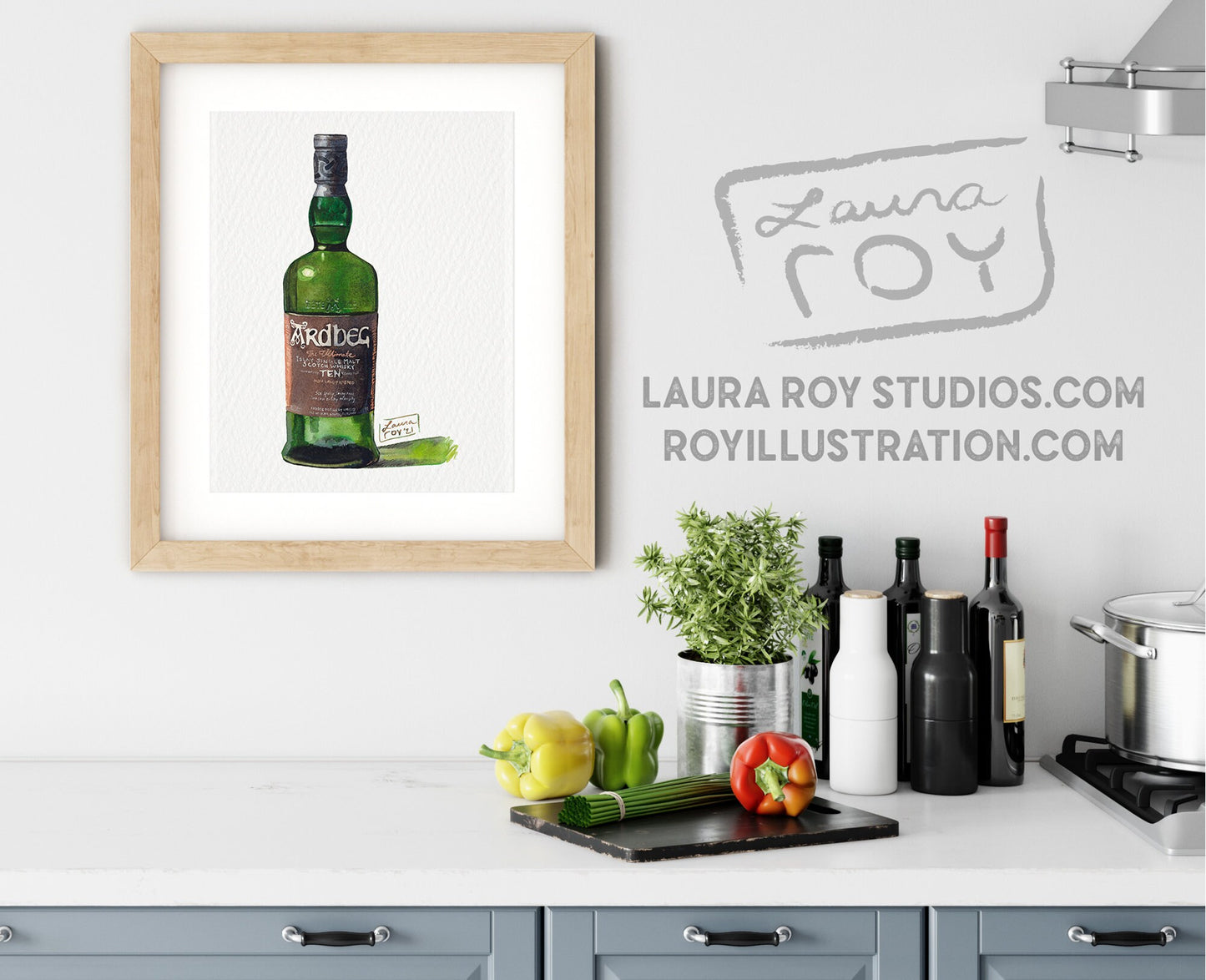 Ardbeg 10 Watercolor | Giclée Print