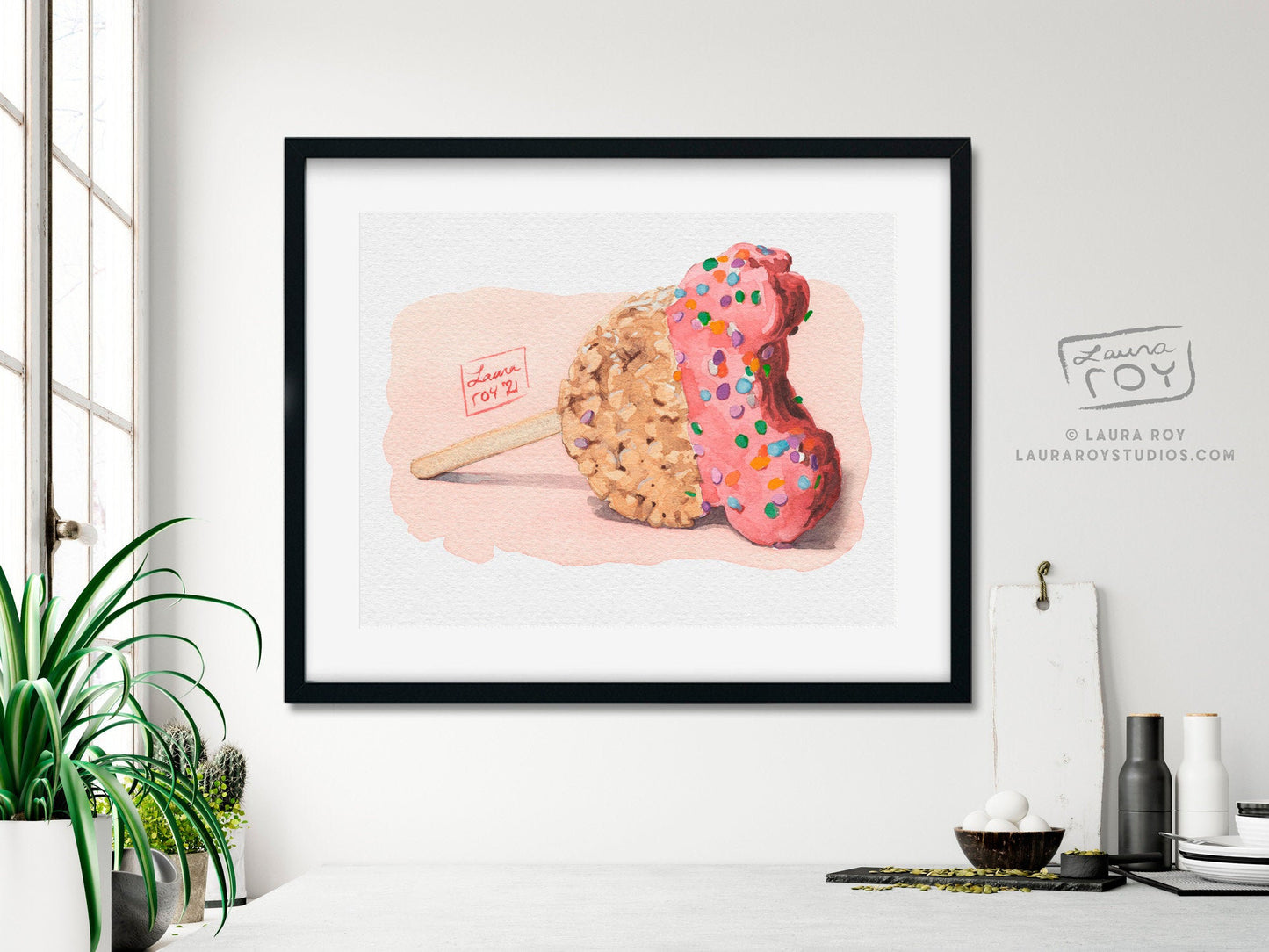 Mickey Krispie Watercolor | Giclée Print