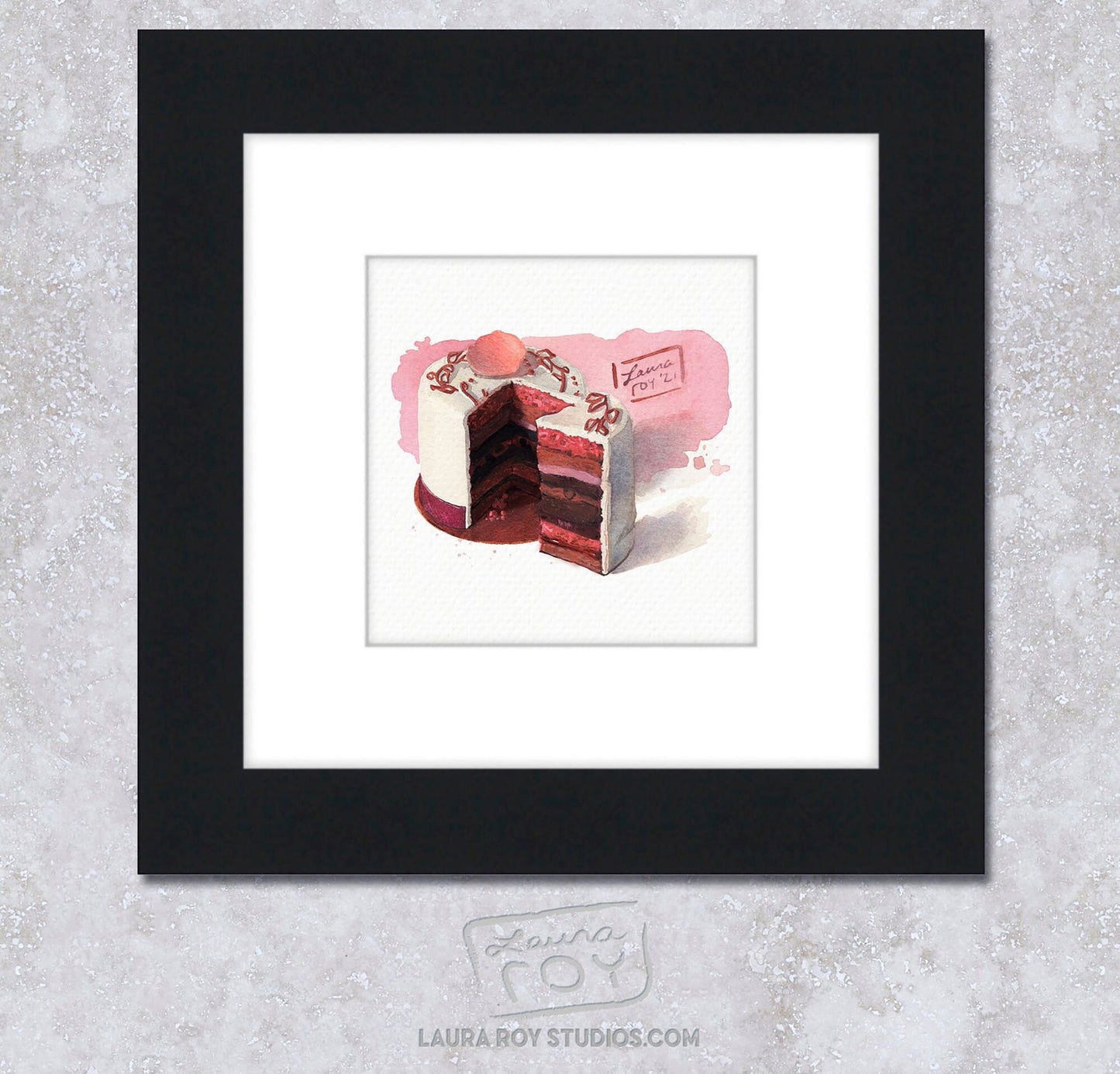 Petit Cake Watercolor | Giclée Print