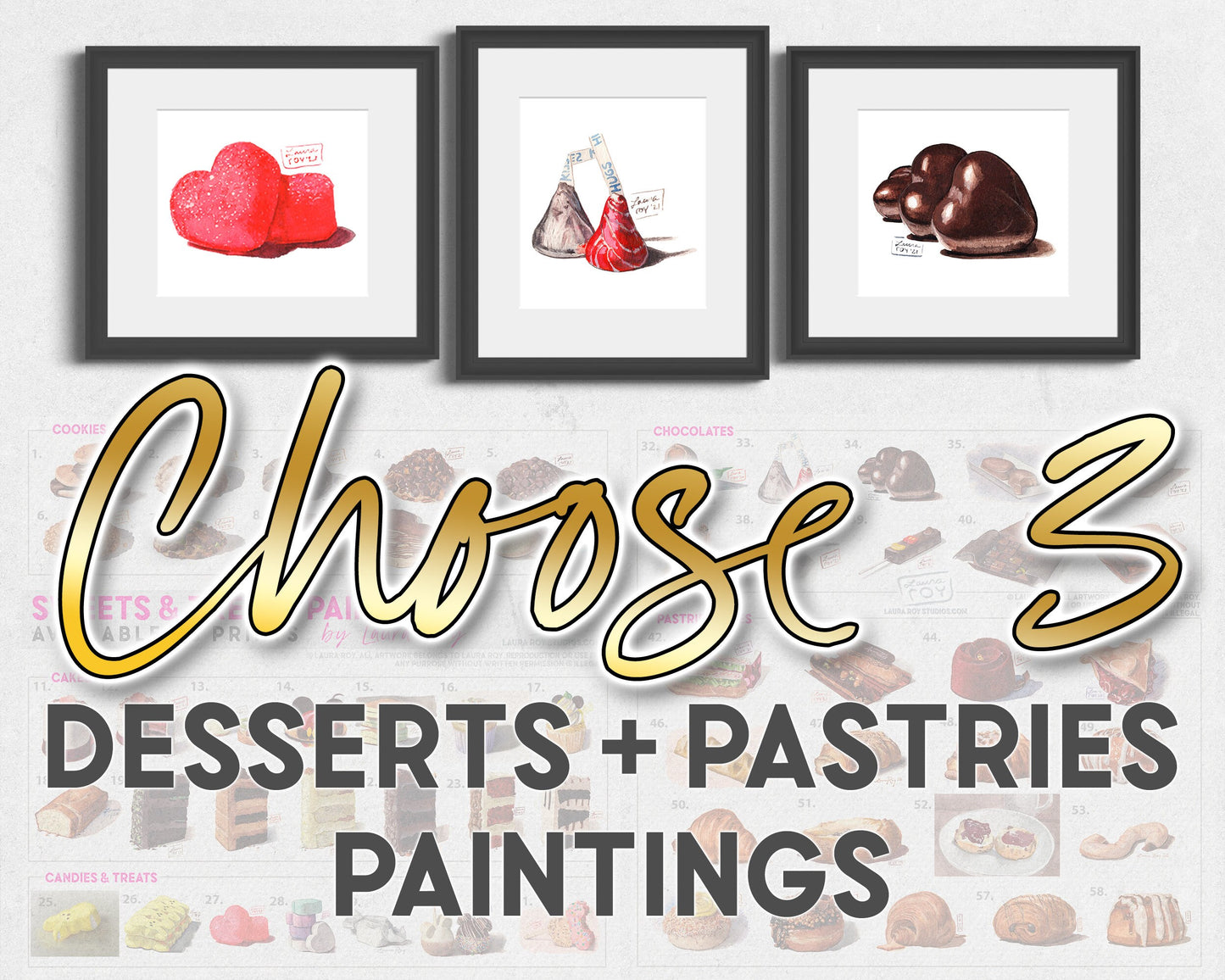 Sweets (Set of 3) | Giclée Prints