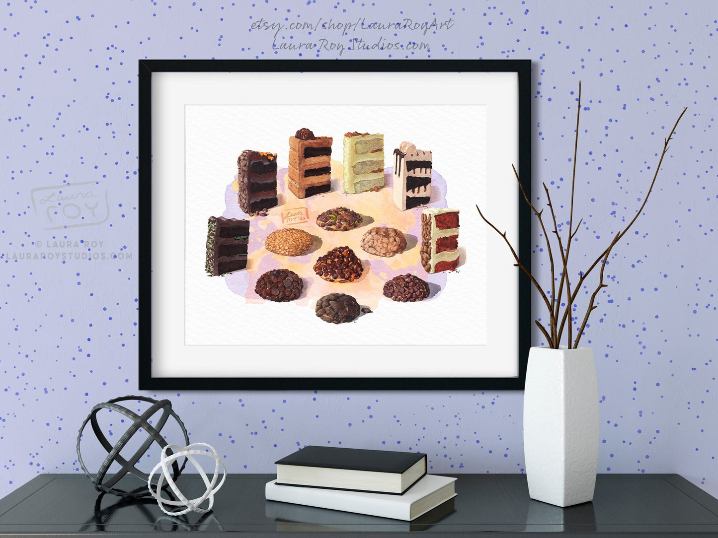 Cookies and Cakes (Gideon's) Watercolor | Giclée Print