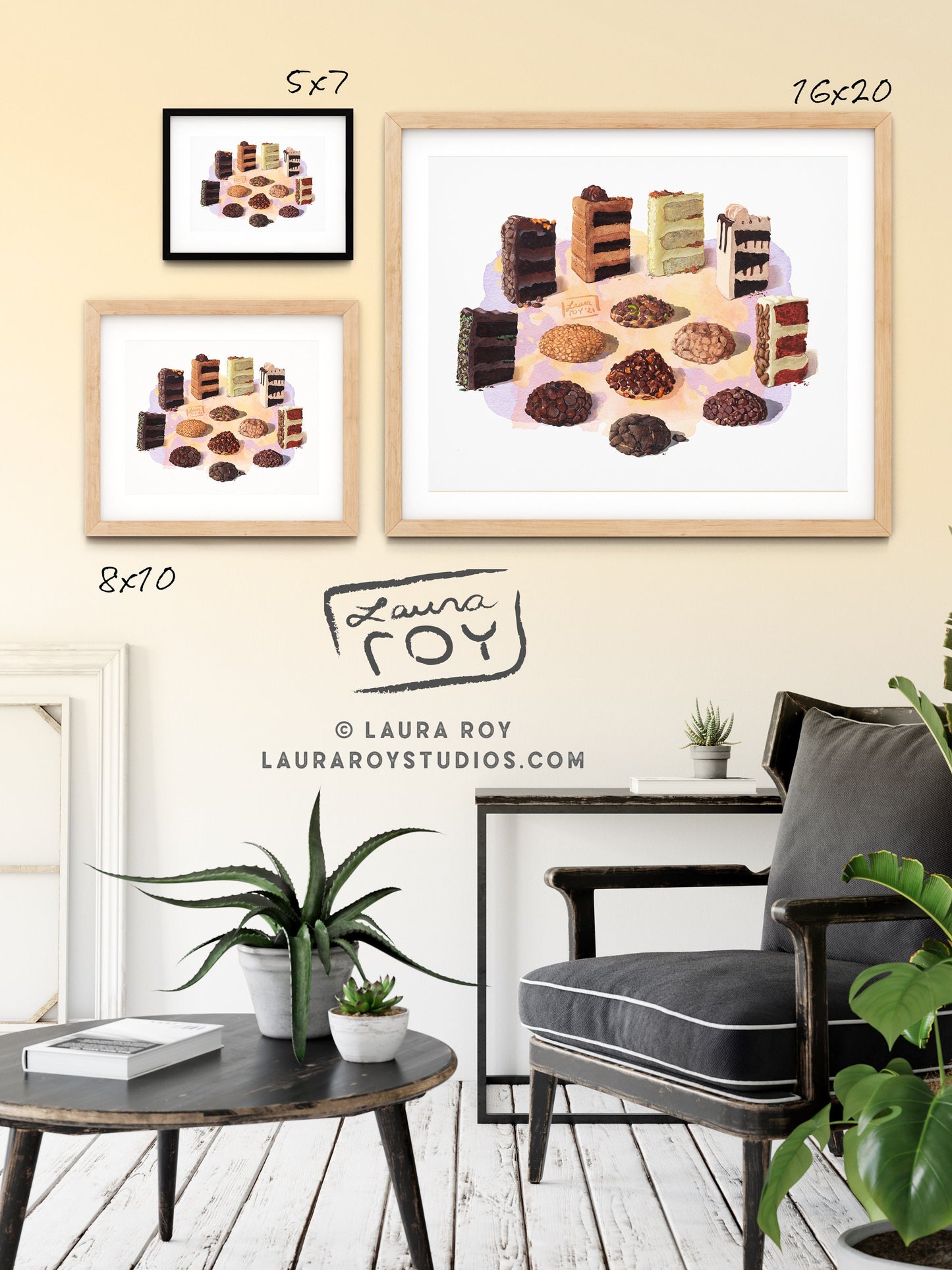 Cookies and Cakes (Gideon's) Watercolor | Giclée Print