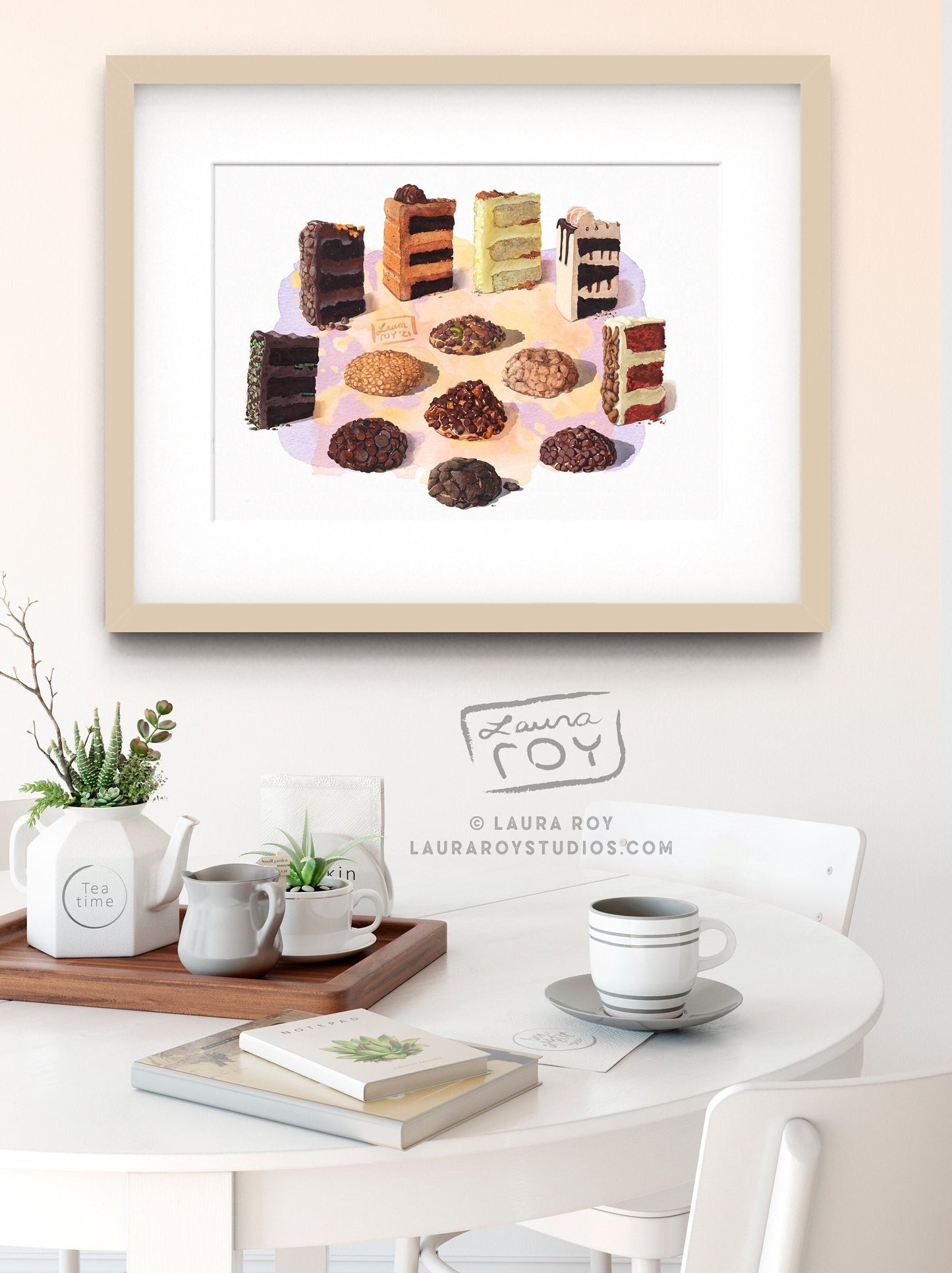 Cookies and Cakes (Gideon's) Watercolor | Giclée Print