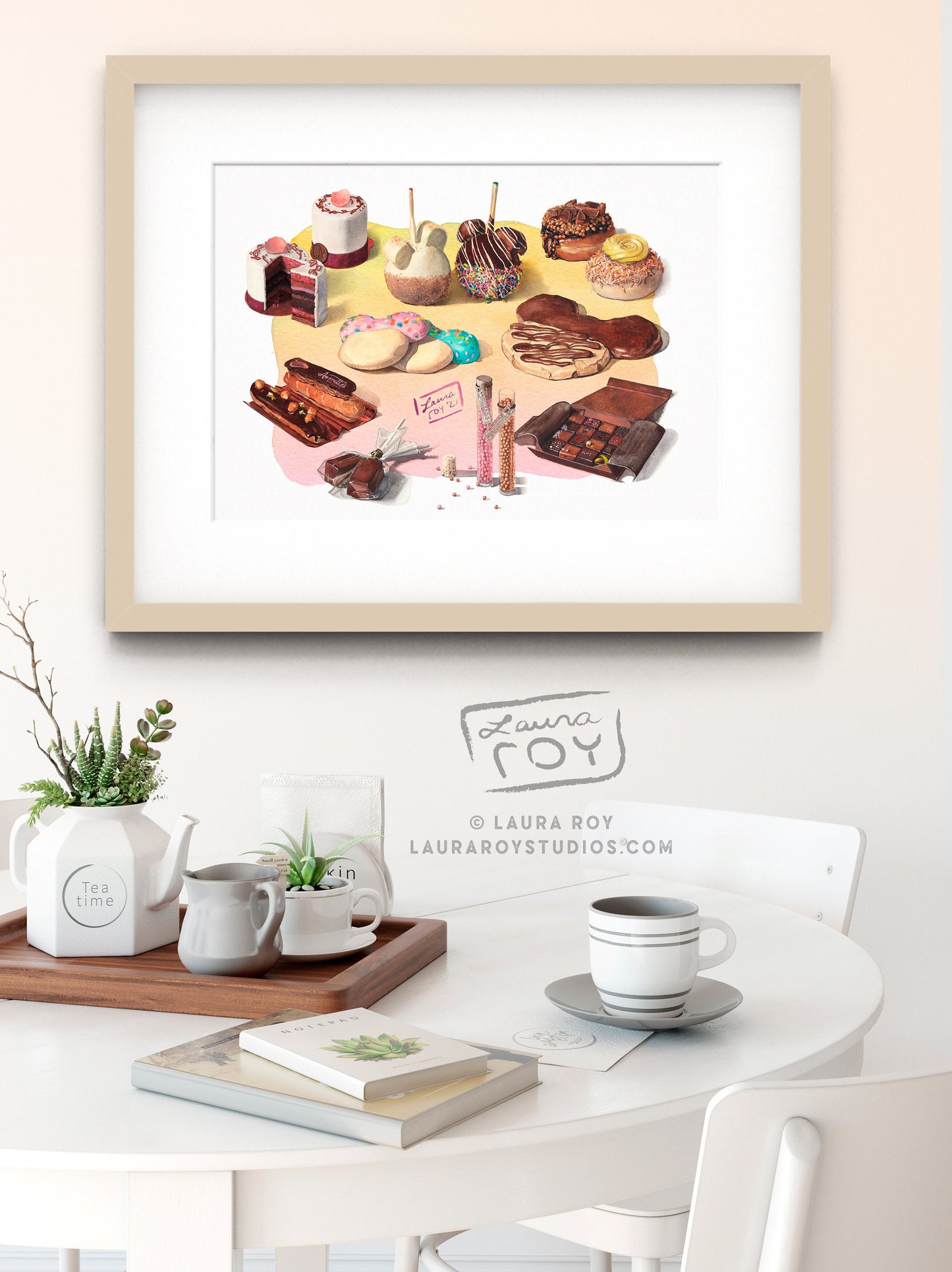 Desserts of Disney Series II Watercolor | Giclée Print
