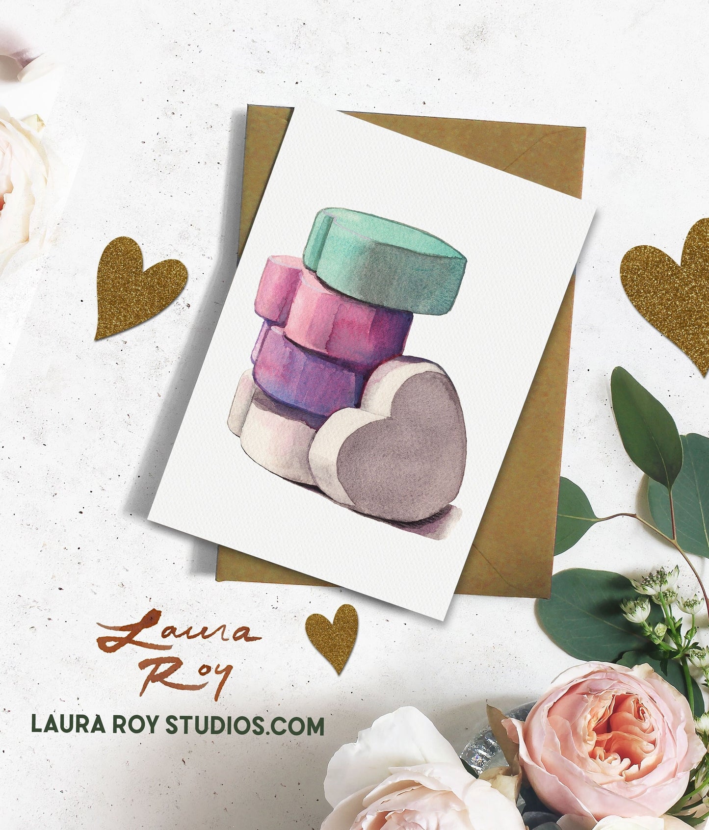 Conversation Hearts Card - Single Card