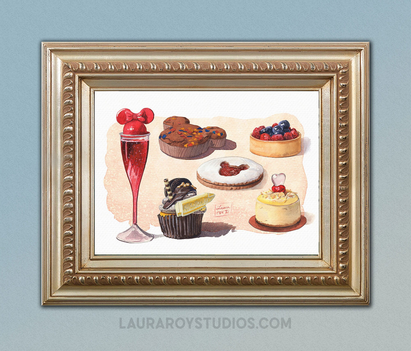 Desserts of Disney III | Watercolor Giclée Print | Disney World and Disney Springs Treats Paintings
