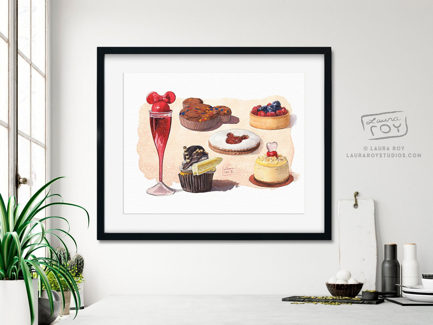 Desserts of Disney III | Watercolor Giclée Print | Disney World and Disney Springs Treats Paintings