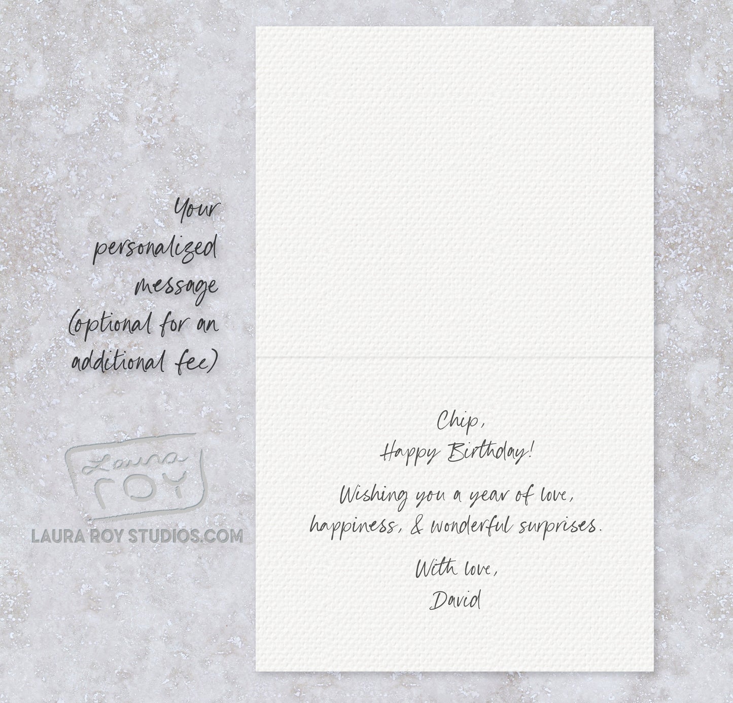 Personalized Trio of Cake Slices Birthday Card – Fun Watercolor Painting of Three Cake Slices with Candles (Single or Set)