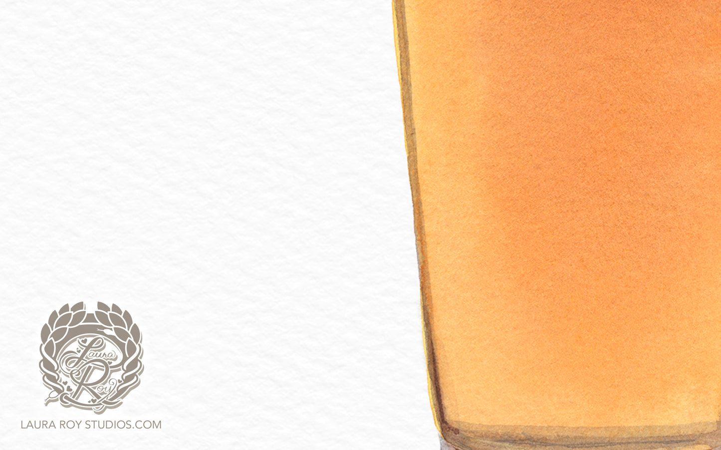 IPA Beer Watercolor Art Print – Pint Glass of Craft Beer with Frothy Head, Bar Decor