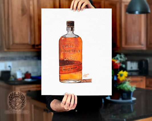 Bulleit Watercolor | Giclée Print