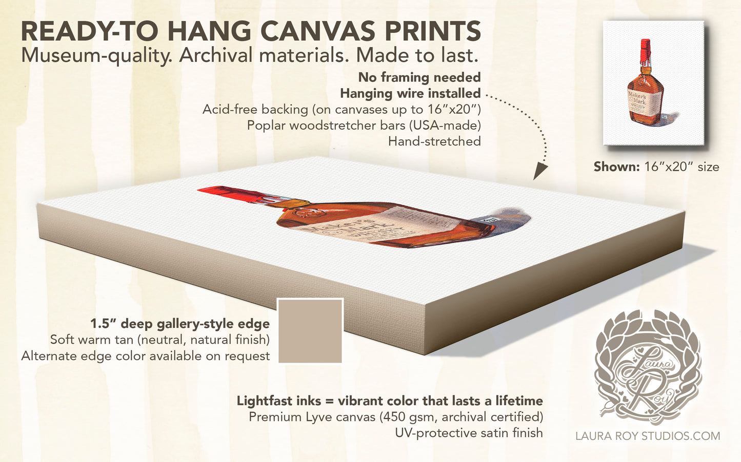 Maker's Mark Watercolor | Giclée Print