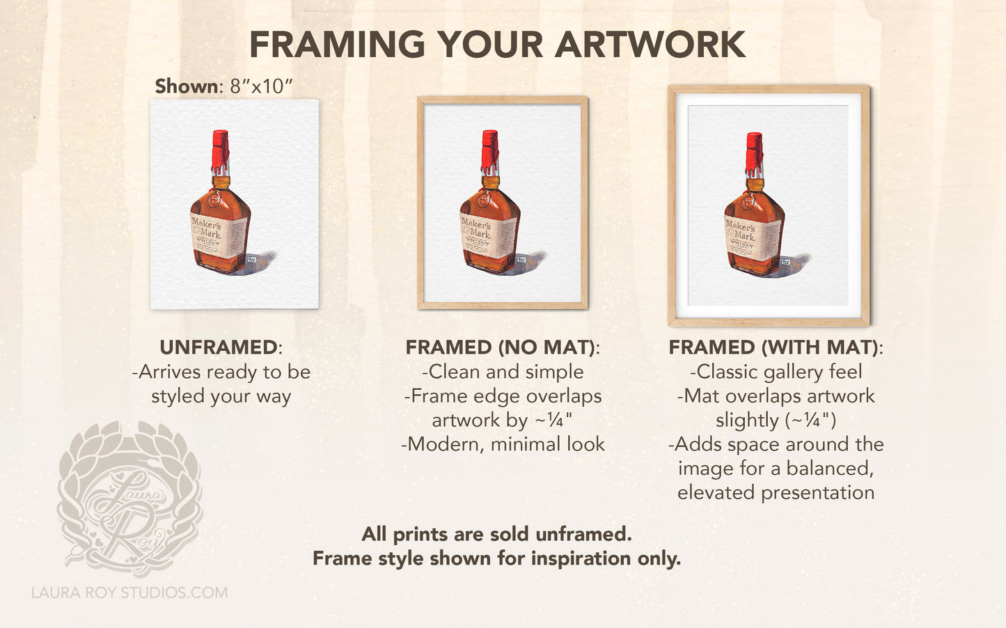 Maker's Mark Watercolor | Giclée Print