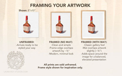 Maker's Mark Watercolor | Giclée Print
