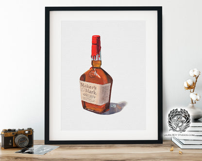 Maker's Mark Watercolor | Giclée Print
