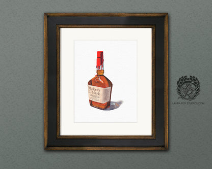 Maker's Mark Watercolor | Giclée Print