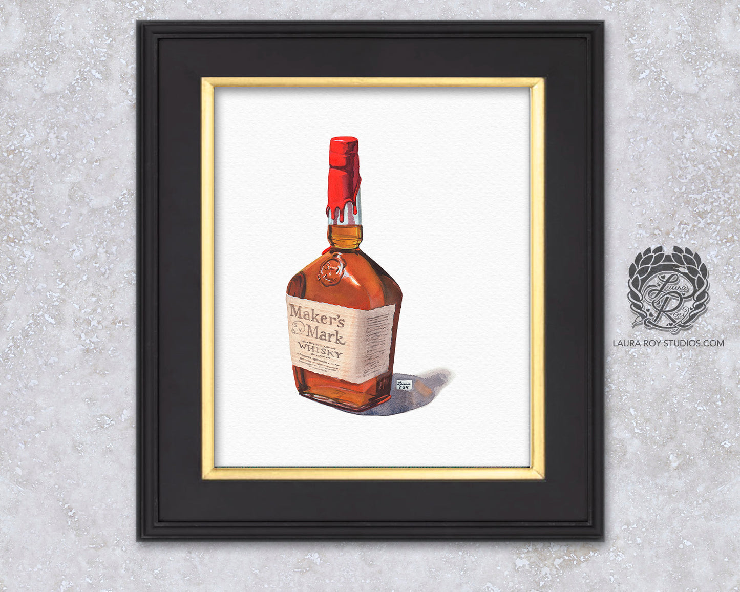 Maker's Mark Watercolor | Giclée Print