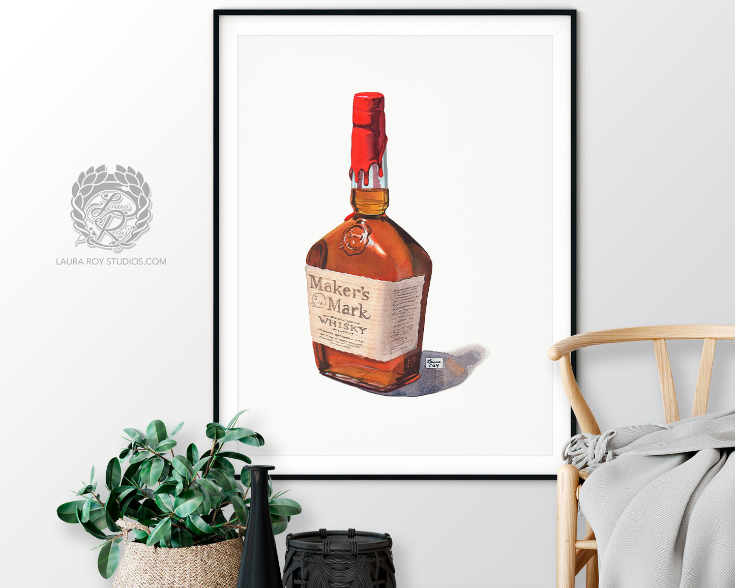 Maker's Mark Watercolor | Giclée Print