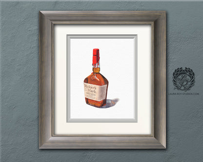 Maker's Mark Watercolor | Giclée Print