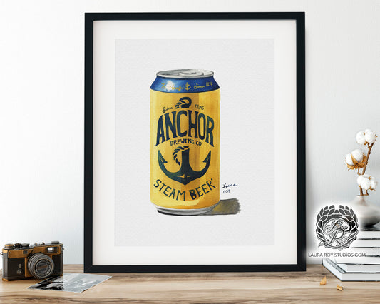 Anchor Steam Watercolor | Giclée Print
