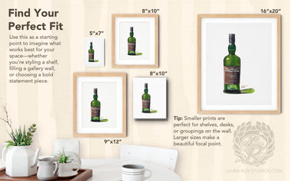 Ardbeg 10 Watercolor | Giclée Print