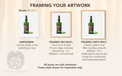 Ardbeg 10 Watercolor | Giclée Print