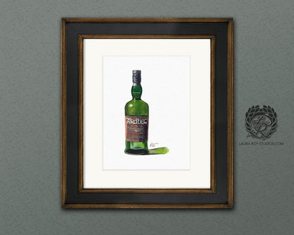 Ardbeg 10 Watercolor | Giclée Print