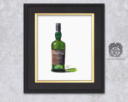 Ardbeg 10 Watercolor | Giclée Print