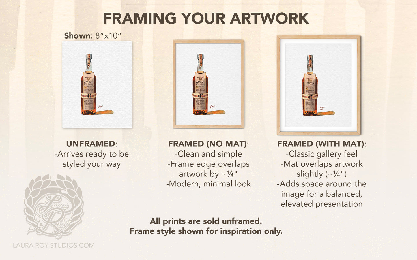 Basil Hayden Watercolor | Giclée Print