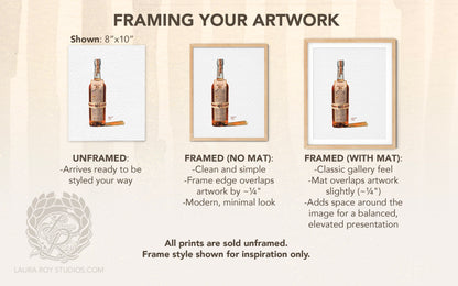 Basil Hayden Watercolor | Giclée Print