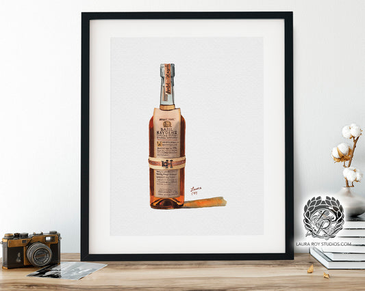 Basil Hayden Watercolor | Giclée Print