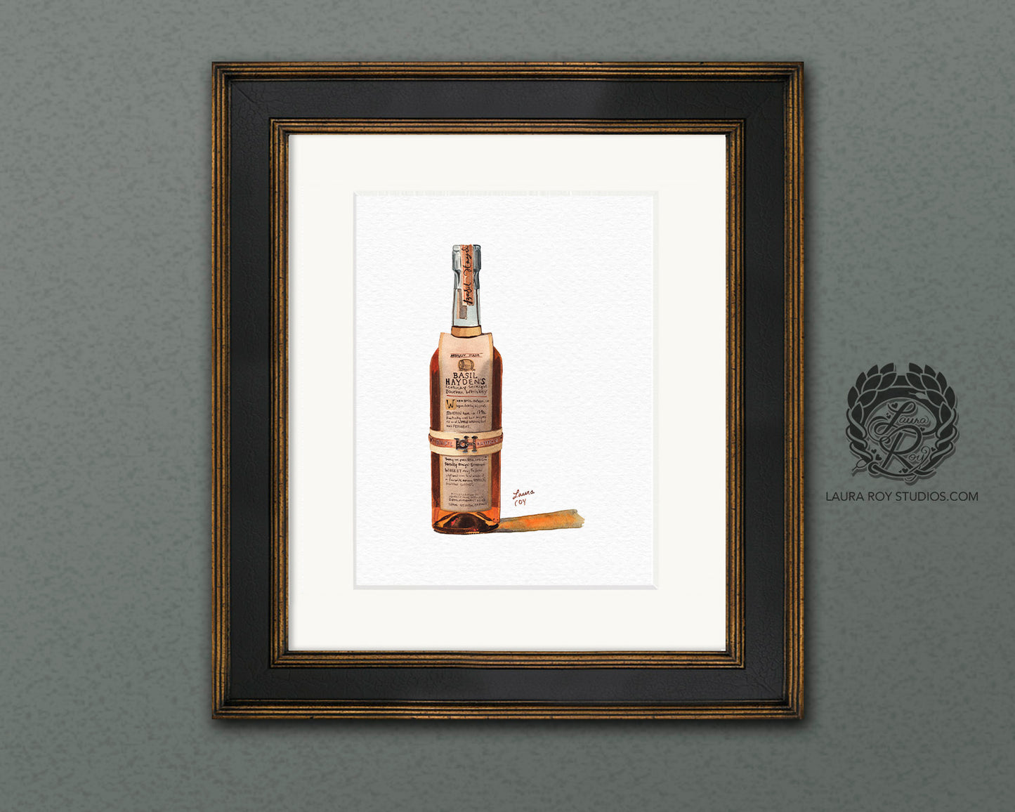 Basil Hayden Watercolor | Giclée Print