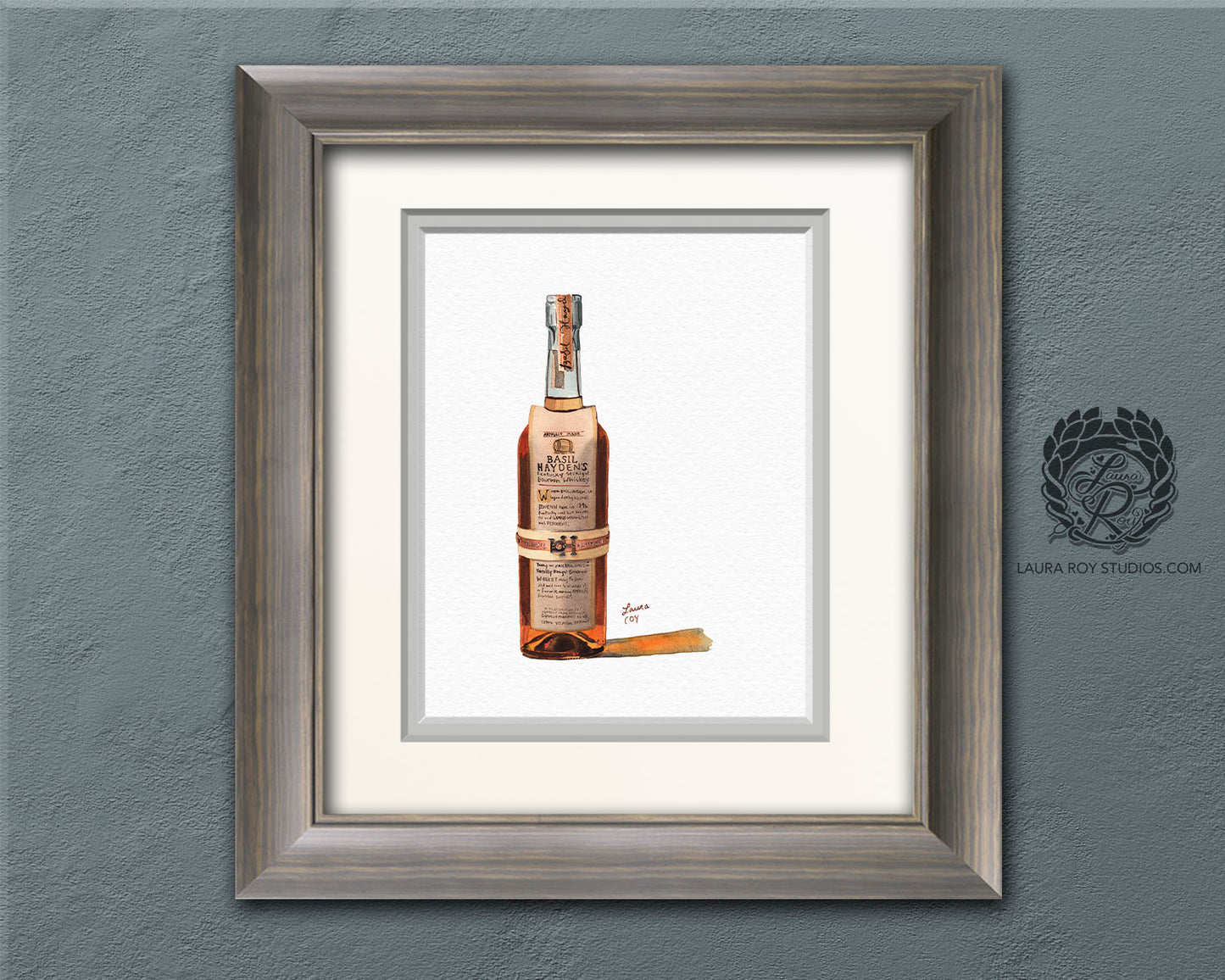 Basil Hayden Watercolor | Giclée Print