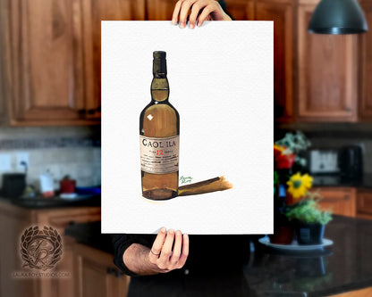 Caol Ila Watercolor | Giclée Print