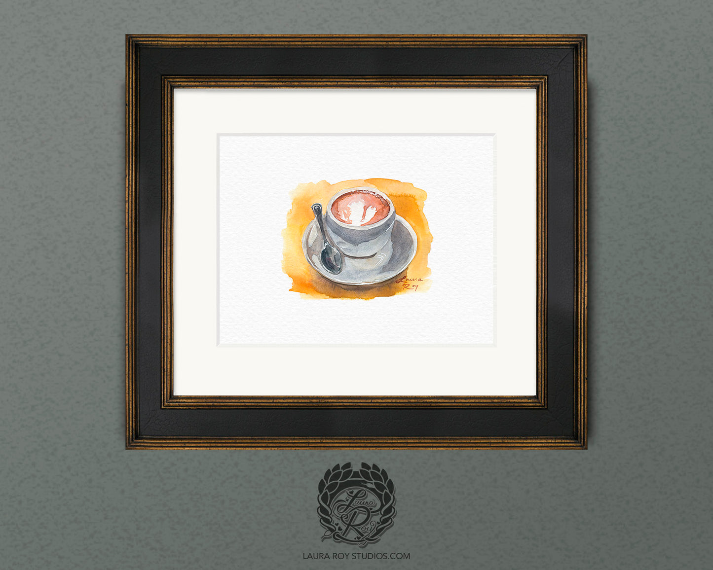 Watercolor Cappuccino Giclée Print