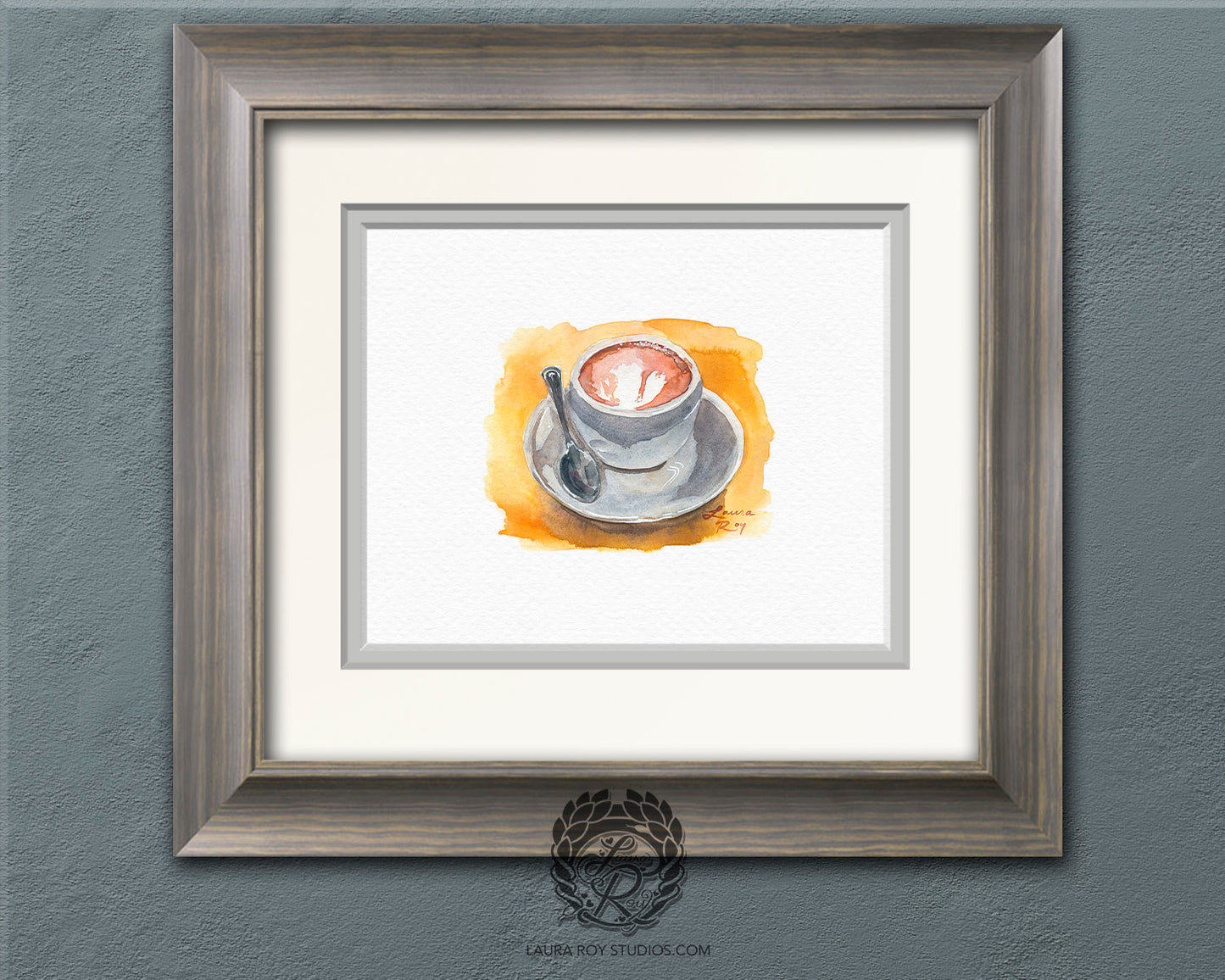 Watercolor Cappuccino Giclée Print