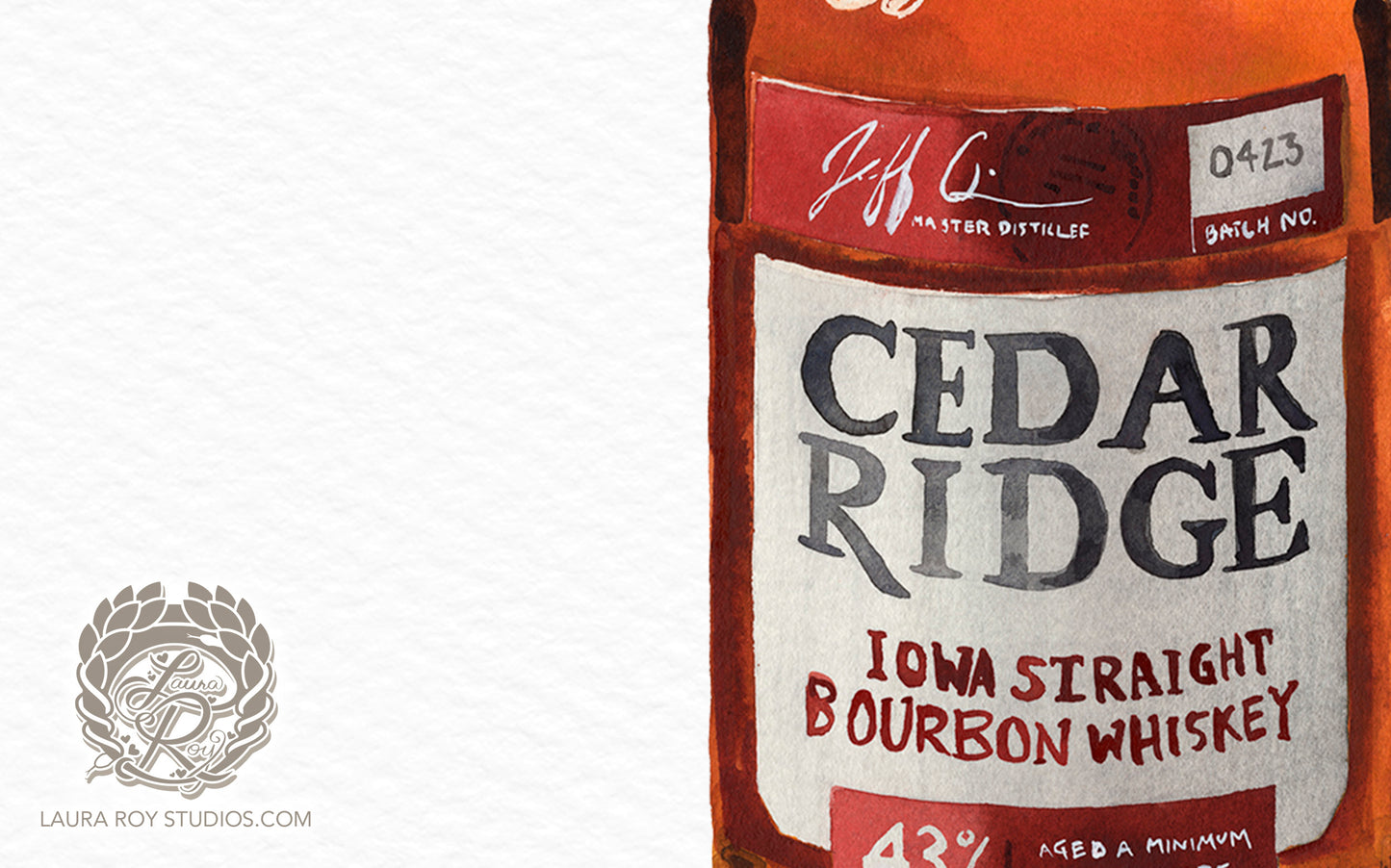 Cedar Ridge Watercolor | Giclée Print