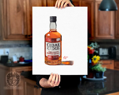 Cedar Ridge Watercolor | Giclée Print