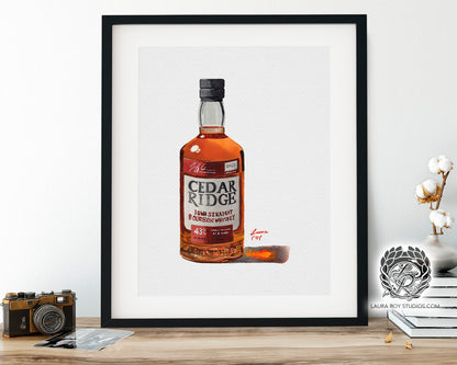 Cedar Ridge Watercolor | Giclée Print