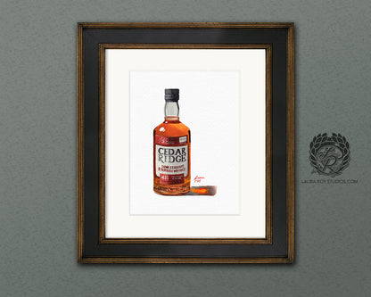 Cedar Ridge Watercolor | Giclée Print